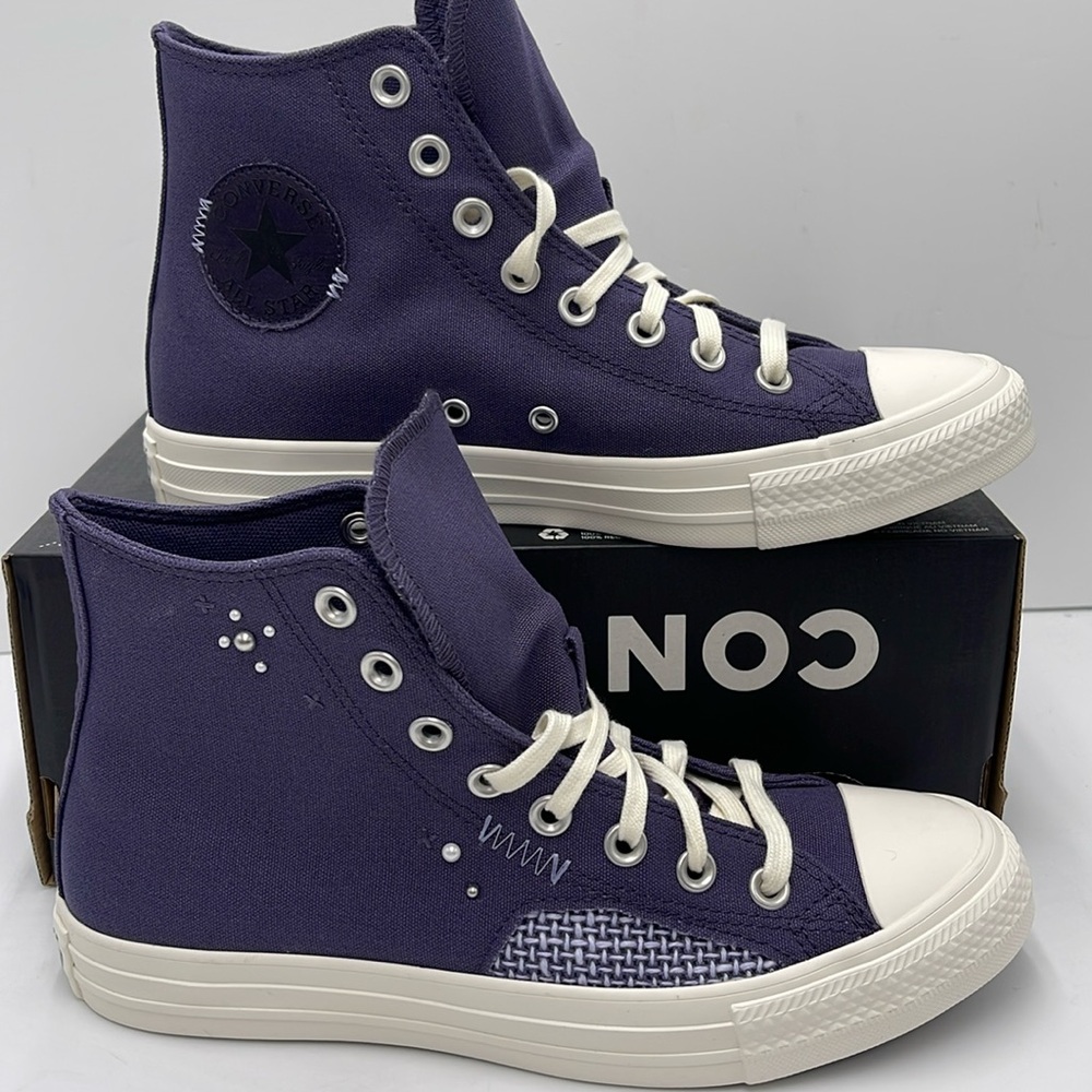 Converse WMNS CTAS HI SHADOW PURPLE/EGRET/BLACK A12515F Sneakers